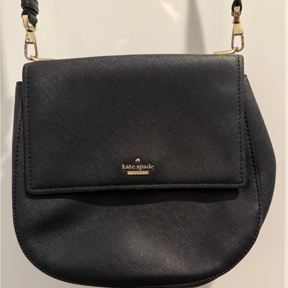 Kate Spade Sleek Black Crossbody Bag